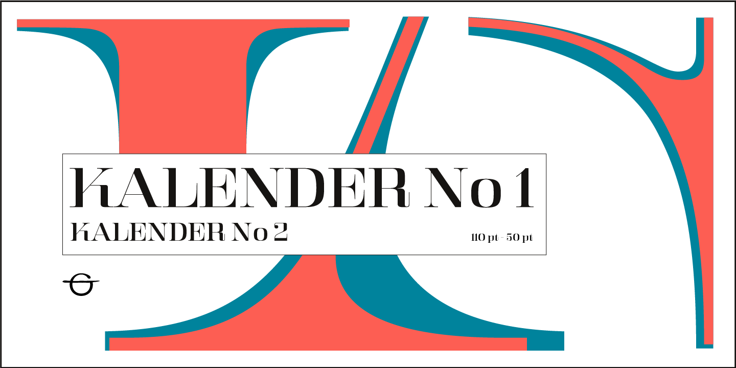 Example font Kalender Serif #2